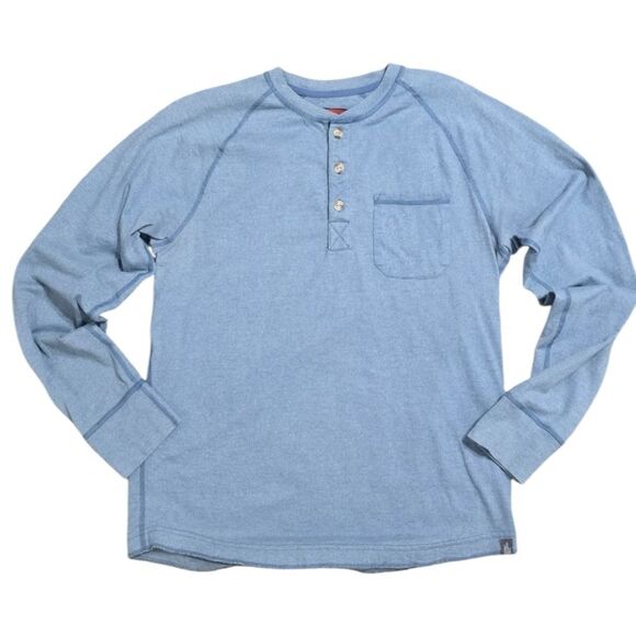 The North Face Other - The North Face Men’s Long Sleeve Blue Henley Pullover Pocket Shirt. Medium.